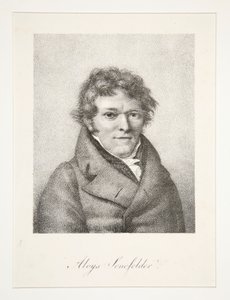 アロイス・セネフェルダーの肖像 作： Nicolas Henri Jacob
