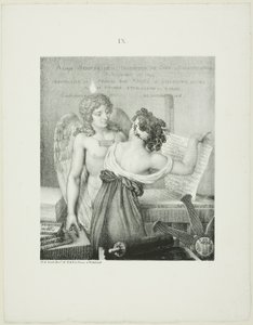 アロイス・ゼネフェルダーの L’Art de la lithography からのリトグラフの天才 作： Nicolas Henri Jacob