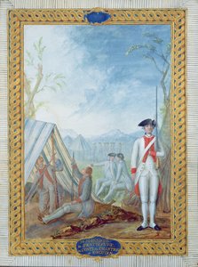 アメリカ独立戦争中のフランス歩兵の制服 作： Nicolas Hoffmann