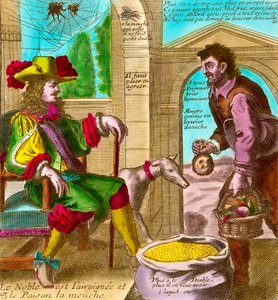 第三相続税：「クモとハエ」または「貴族と農民」 作： Nicolas and Lagniet Jacques Guerard