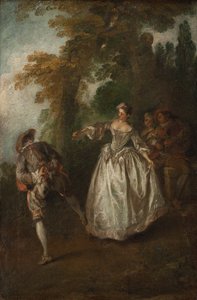 野外ダンス 作： Nicolas Lancret