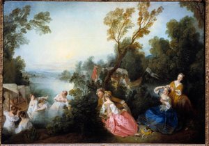 ニコラ・ランクレ（1690-1743）の絵画 作： Nicolas Lancret