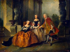 トマ・コルネイユ作『エセックス伯爵の悲劇』の一場面、1734年。 作： Nicolas Lancret