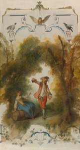葡萄畑 1723-27年頃（油彩・カンヴァス） 作： Nicolas Lancret