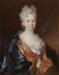 Anne-Thérèse de Marguenat de Courcelles の肖像、Marquise de Lambert、c. 1710年。 作： Nicolas Largillière de
