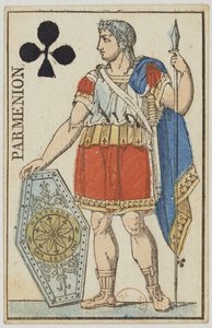 パルメニオン。 From: 1811 年の帝国の肖像画のデッキのリード カード。 作： Nicolas Marie Gatteaux