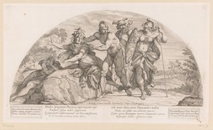 ペルセウスがメデューサの首を斬る オデッセイの物語（シリーズタイトル） 作： Nicolas Mignard