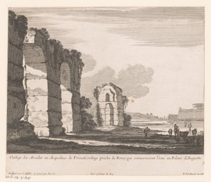 廃墟と牛飼いのいる風景 Vestige des Arcades ou Acqueducs de Friscati (...) (オブジェクトのタイトル)