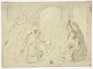 羊飼いたちの礼拝 作： Nicolas Poussin