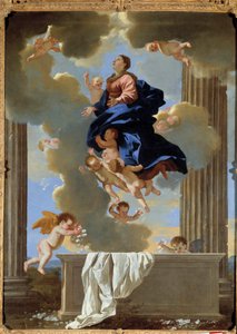 ニコラ・プッサンによる聖母の絵画の仮定 作： Nicolas Poussin