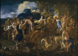 バッカナル、1625〜1626年 作： Nicolas Poussin