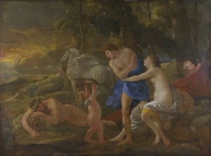 ケファロスとオーロラ 1630年頃 油彩・カンヴァス 作： Nicolas Poussin