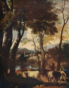 風景、c1630 作： Nicolas Poussin