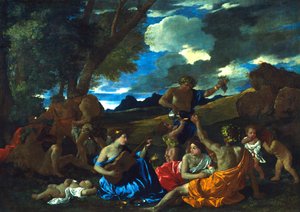 グランドバッカナル、1627〜1628年 作： Nicolas Poussin