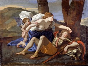 リナルドとアルミダ 作： Nicolas Poussin