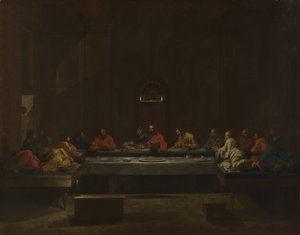 7つの秘跡：聖体、約1637-1640 作： Nicolas Poussin