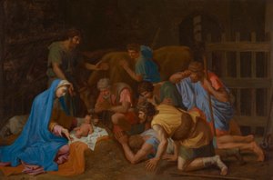 羊飼いの礼拝 作： Nicolas Poussin