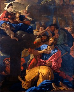 聖ジェームズ大帝への聖母の御出現、c1629-1630 作： Nicolas Poussin