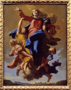 ニコラ・プッサンによる聖母マリア絵画の仮定 作： Nicolas Poussin