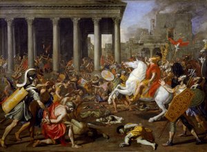 テトスによるエルサレムの神殿破壊 作： Nicolas Poussin