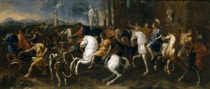 Meleagerの狩猟、1634-9年 作： Nicolas Poussin
