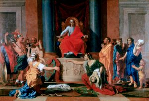 ソロモンの審判、1649 作： Nicolas Poussin
