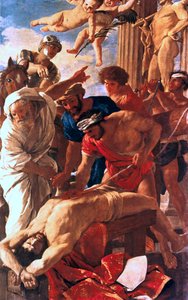 聖エラスムスの殉教、1624年 作： Nicolas Poussin