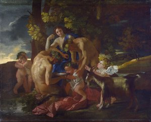 バッカスの育成、1628-29年頃