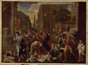 アシュドッドのペスト、またはペストに襲われたペリシテ人、1630-31 作： Nicolas Poussin