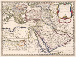 1654年地図 - アジア、アフリカ、ヨーロッパにおけるオスマントルコの大君主またはスルタンの帝国遺産