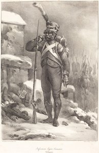 フランス軽歩兵、ヴォルティジュール 作： Nicolas Toussaint Charlet