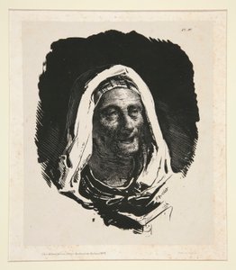老婆の頭 作： Nicolas Toussaint Charlet