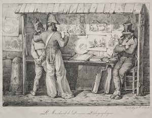リトグラフディーラー。 作： Nicolas Toussaint Charlet