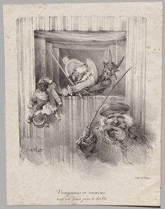 勝者と敗者、すべて悪魔の餌食 作： Nicolas Toussaint Charlet