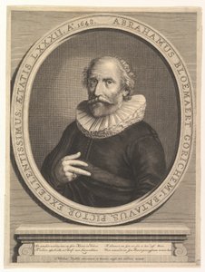 アブラハム・ブロマートの肖像、17世紀。 作： Nicolas Visscher