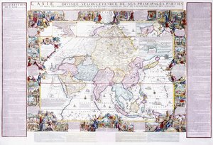 アジアの地図、1740