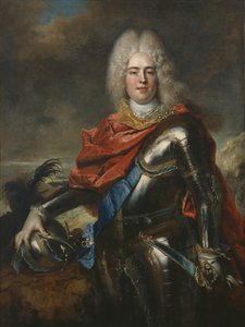 ザクセンのフレデリック・アウグストゥス皇太子 (1696-1763) 作： Nicolas de Largillière