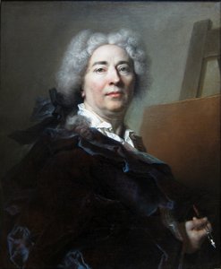 フランス語  自画像 作： ニコラ・ド・ラルジリエール