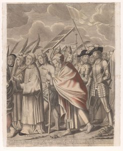 旧約聖書と新約聖書の人物が描かれたキリストの凱旋行列 Le triomphe de Jesus Christ (オブジェクトのタイトル) 作： Nicolas de Larmessin (I)