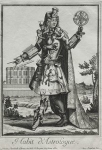 空想的な衣装: 占星術師の衣装 作： Nicolas de Larmessin II