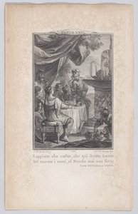 Canto 26, Stanza 39, from Orlando Furioso, 1774., 1774. 作： Nicolas de Launay