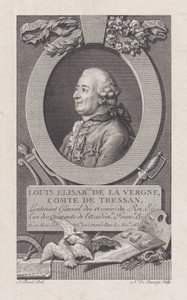 ルイ・エリザベス・ド・ラ・ベルニュの肖像、コント・ド・トレサン、1783-92.、1783-92。