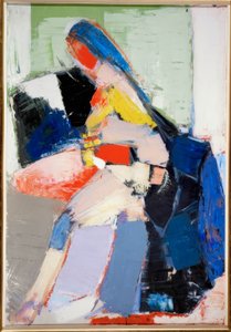 アンヌの肖像 作： Nicolas de Staël