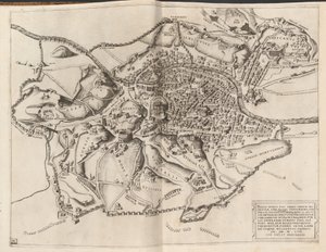 古代ローマの地形図 作： Nicolaus Beatrizet