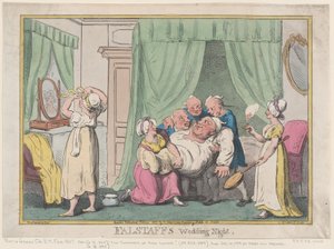 ファルスタッフの結婚式の夜、1807 年 10 月、1807 年 10 月。 作： Nicolaus Heideloff