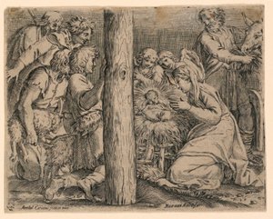 羊飼いの礼拝 作： Nicolaus van Aelst