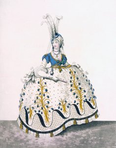 コートドレス、イチジク130、「ファッションのギャラリー」、1797年