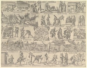 世界はひっくり返った イル・モンド・アッラ・リベラ、1552-79年。 作： Nicolo Nelli