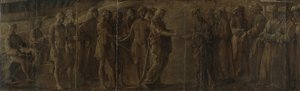 王と女王の出会い、1490-1510年頃 作： Nicolo Rondinelli