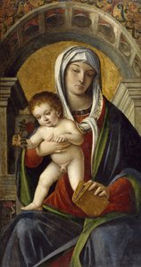 マドンナと子供とのトリプティックパネル、1490-1500